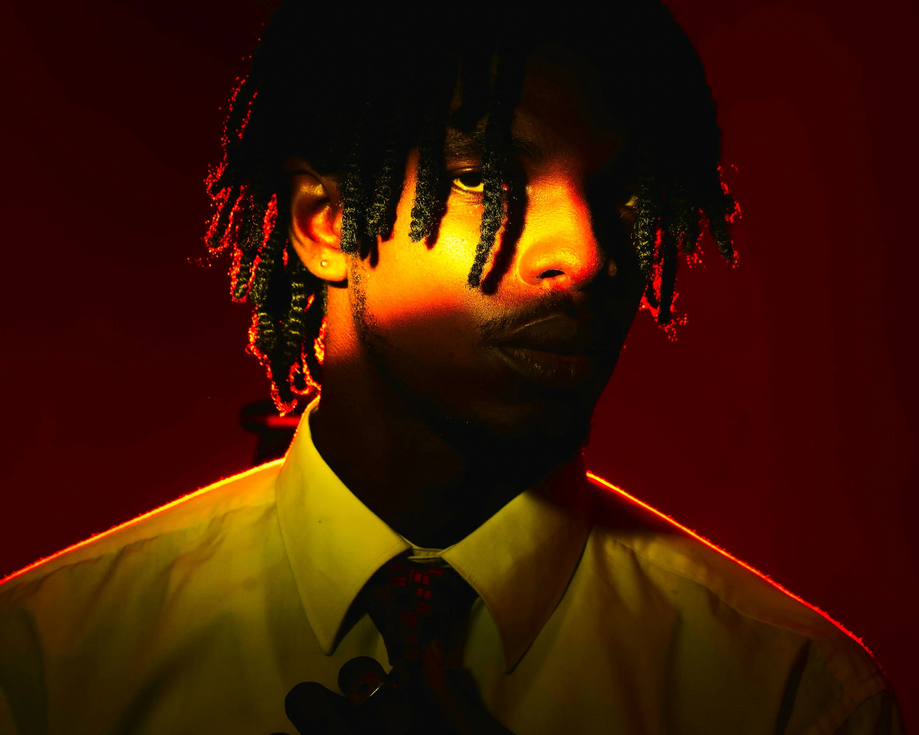 A photo of a guy in a tie